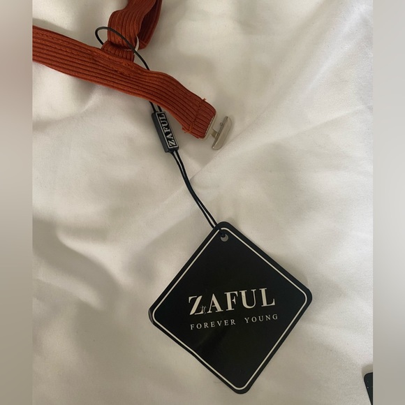 BURNT ORANGE NWT Zaful Bikini with cutouts - Picture 9 of 11